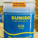 Nhớt lạnh Suniso 5GS (VG100) - DẦU MÁY NÉN LẠNH GIÁ RẺ