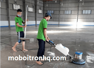 Bán dung dịch hóa chất vệ sinh tẩy rửa sàn Epoxy, nhà máy, nhà xưởng tại Hậu Giang