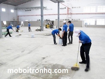 Bán dung dịch hóa chất vệ sinh tẩy rửa sàn Epoxy, nhà máy, nhà xưởng tại Kiên Giang