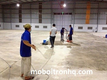 Bán dung dịch hóa chất vệ sinh tẩy rửa sàn Epoxy, nhà máy, nhà xưởng tại Tây Ninh