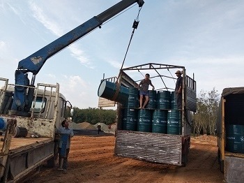 khách hàng sử dụng dầu truyền nhiệt caltex